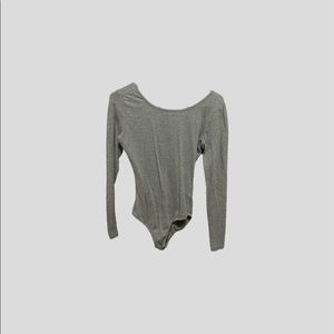 grey bodysuit